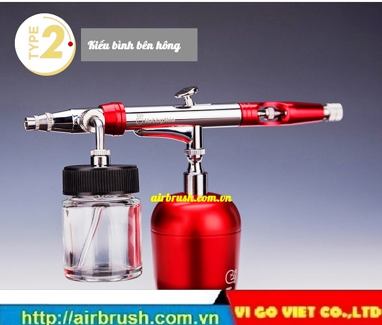 Bút vẽ súng vẽ mỹ thuật airbrush Hobby Mio